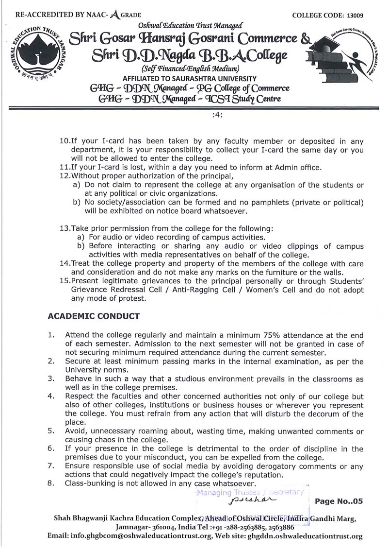 Code Of Conduct Page 4