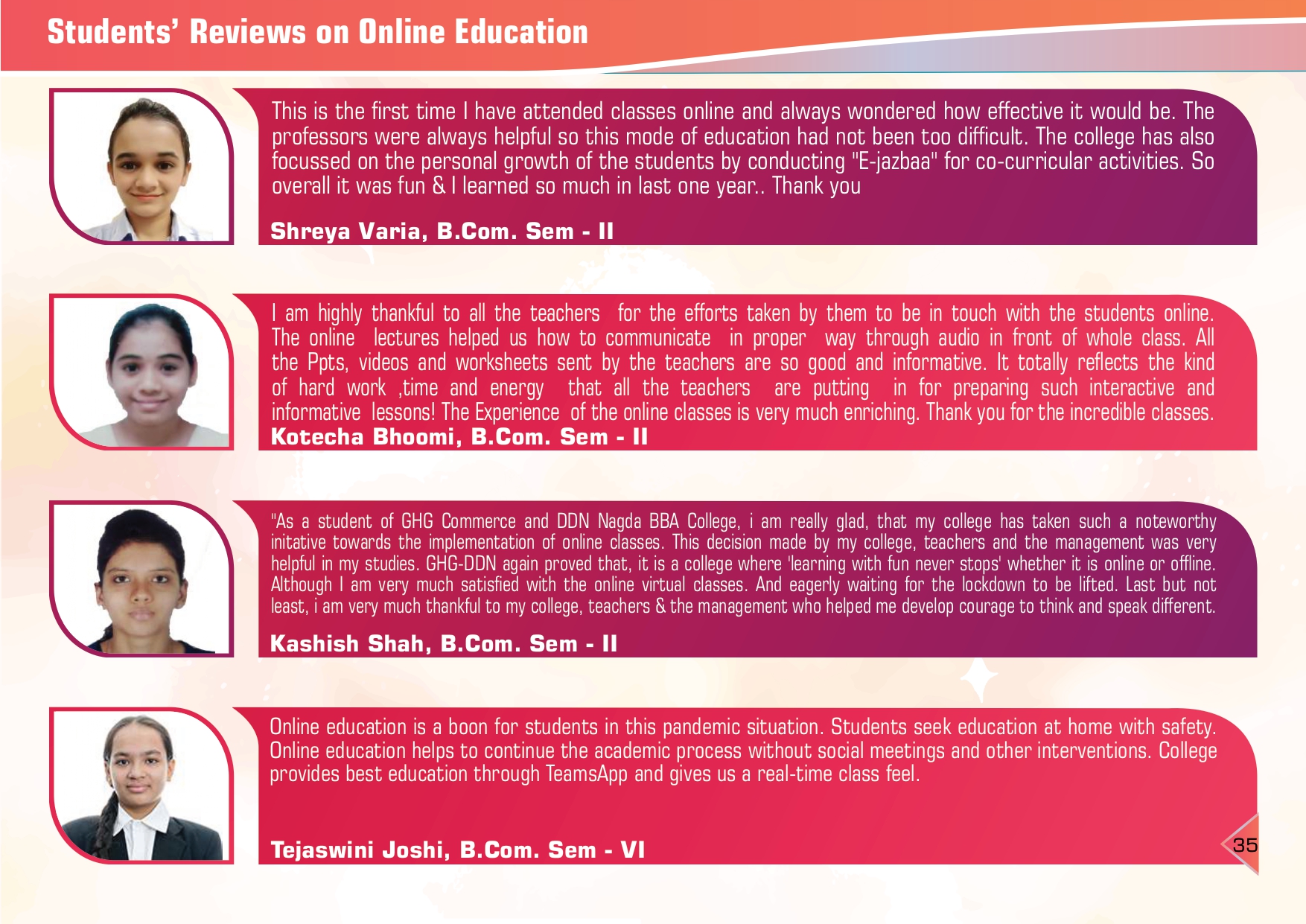 Online Education Review, bba